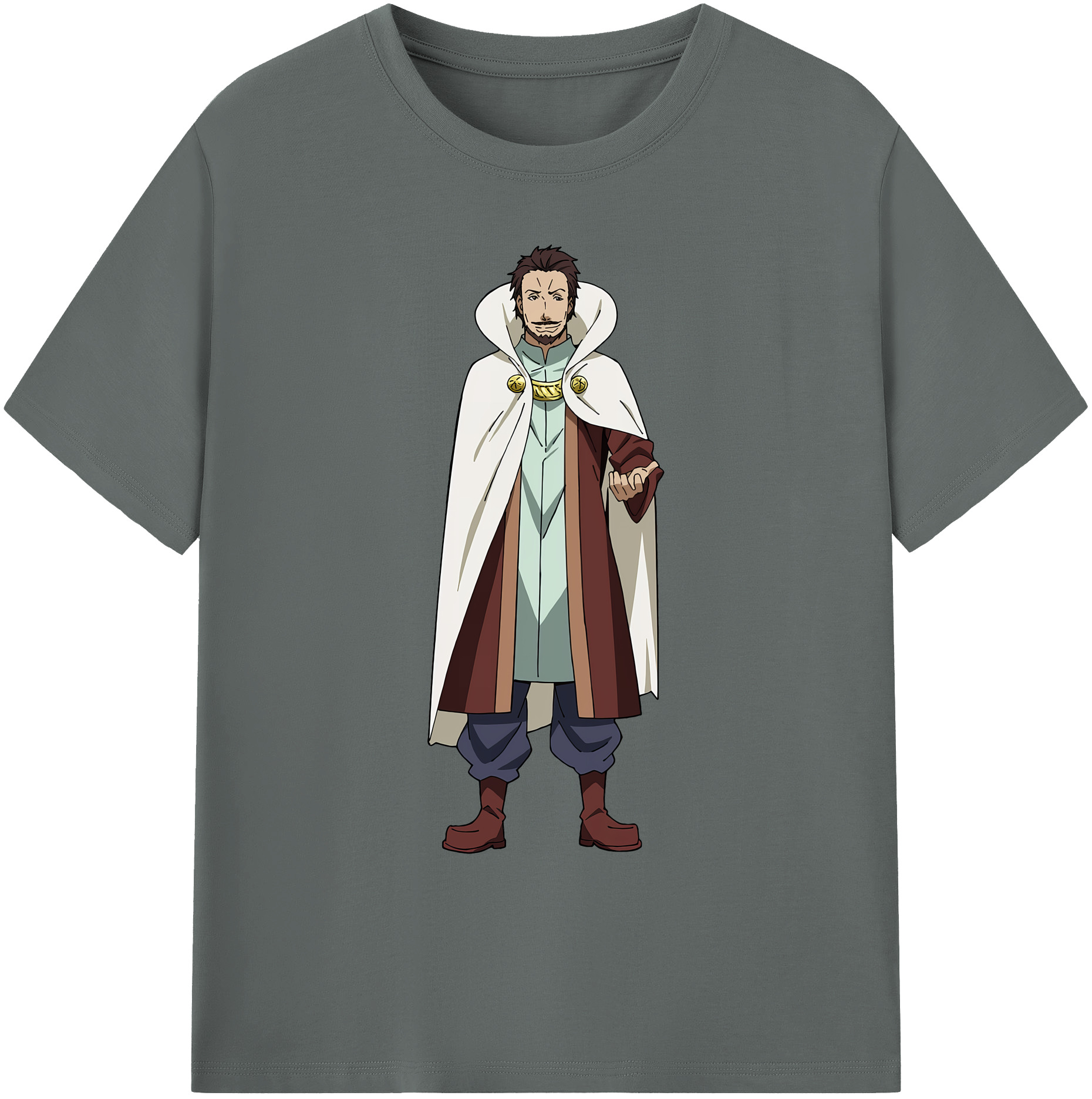 （画像用） 転スラ Regarding Reincarnated to Slime 綿100％ メンズ半袖Tシャツ｜肌触りやわらか＆通気性